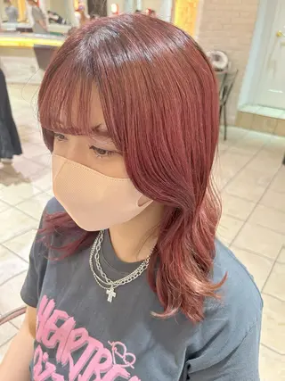 ミディアム momoha 『モテヘア🍓』のヘアスタイル