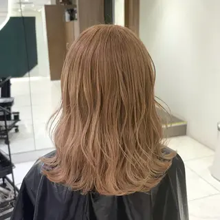 カラー 加藤芽実カラーリスト /ミルクティーカラーのヘアスタイル