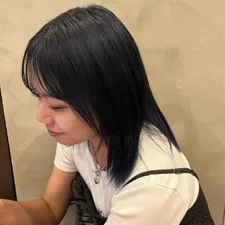 ミディアム カラー カラー/韓国レイヤー /ブリーチ/hinaのヘアスタイル