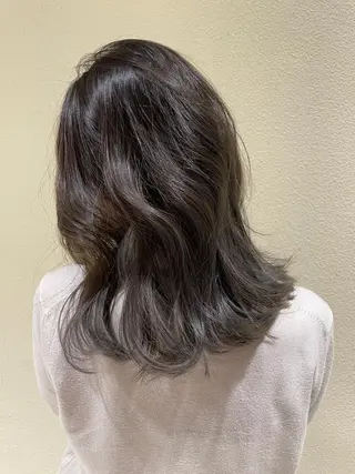 セミロング 有働 直広のヘアスタイル