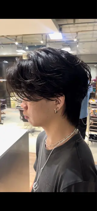 パーマ メンズ fifth 柏崎功真のヘアスタイル