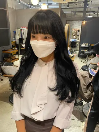 ロング カラー 透明感カラー 🩰asumiのヘアスタイル