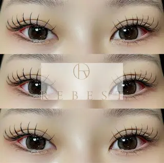 マツエク・マツパ yuuka REBEST心斎橋のマツエク・マツパデザイン