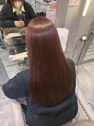 ロング カラー 上品うるツヤ韓国ヘア 🤍Hanaのヘアスタイル