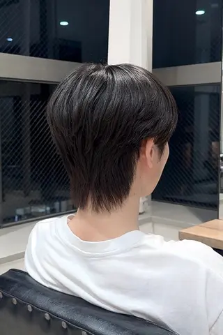 ショート カラー パーマ ヘアアレンジ メンズ IVY表参道所属・ヘアメイク小野リエ 韓国ハーフ🦊のヘアスタイル