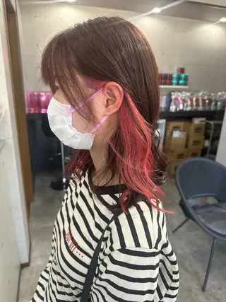 ミディアム REVE所属・REVE 【外国人風カラー】のヘアスタイル