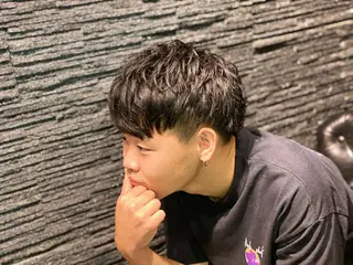 ミディアム メンズ HIRO GINZA 池袋東口店所属・林田 龍明のヘアスタイル