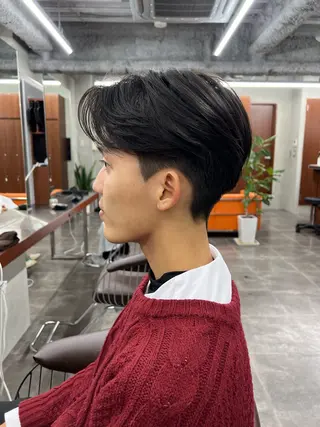 メンズ センターパート/ 暖色カラーayuのヘアスタイル