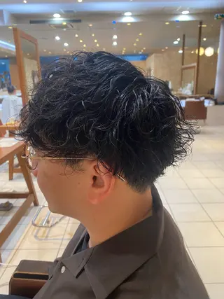 パーマ メンズ 福嶋 和幸のヘアスタイル