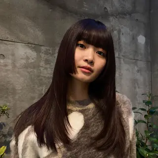 ロング カラー ヘアアレンジ marino マリノのヘアスタイル