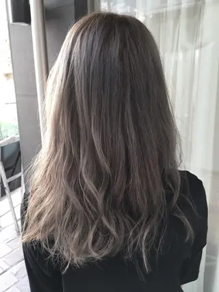 ミディアム セミロング ロング 髪質改善//縮毛矯正 This表参道のヘアスタイル