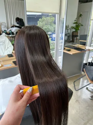 セミロング 津田 七美希のヘアスタイル