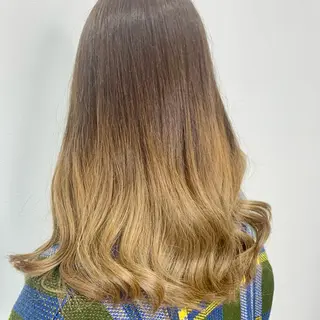 ロング カラー 中本 達也のヘアスタイル