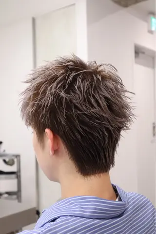 ショート カラー メンズ メンズ特化   西野 晴紀のヘアスタイル