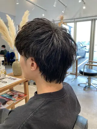 ショート mUku所属・尾上 悠人のヘアスタイル
