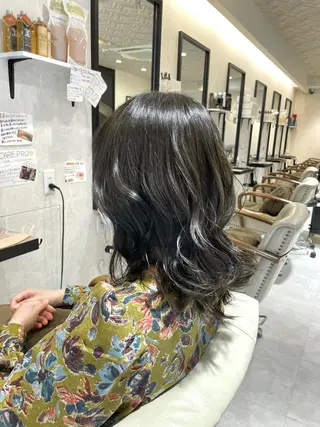セミロング カラー 本店店長☆ 前原海翔のヘアスタイル