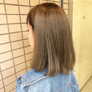 ミディアム キノシタ ナオユキのヘアスタイル