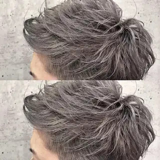 ショート カラー メンズ 大栗 佑也  髪質改善のヘアスタイル