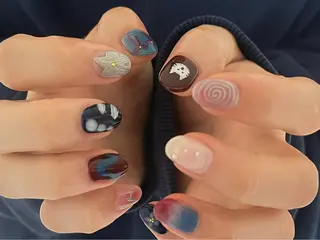 ネイル Protea きぬがわ らむのネイルデザイン