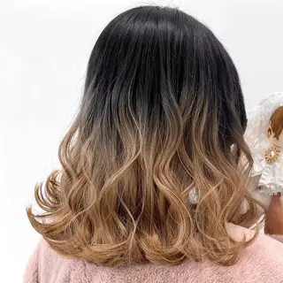 ミディアム 高橋 沙央のヘアスタイル