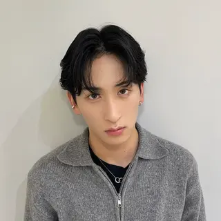 ショート パーマ メンズ 🇰🇷韓国風カット 🇰🇷　鈴木海斗のヘアスタイル