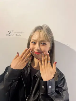 ネイル Lumos nails&eyelashes桜川店所属・Lumos hirocoのネイルデザイン