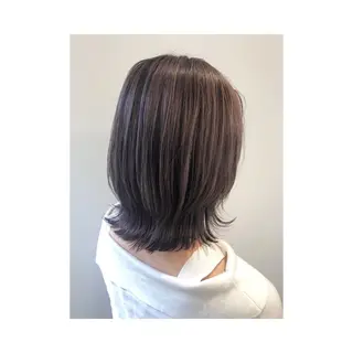 ミディアム あらい なつみのヘアスタイル