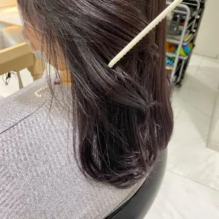 セミロング 艶感/ナチュラル 🌿マアヤのヘアスタイル