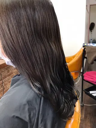 ロング パーマ 桧山 真のヘアスタイル