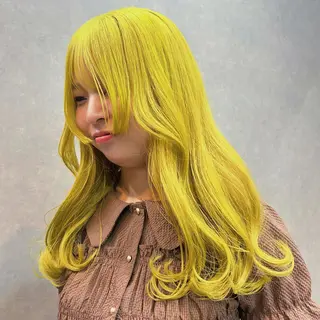 ロング カラー Roots所属・miharu‪‪/ ハイトーン/複雑履歴のヘアスタイル