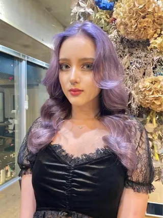 ロング カラー もにか🌞原宿/渋谷 🌝ブリーチカラーのヘアスタイル