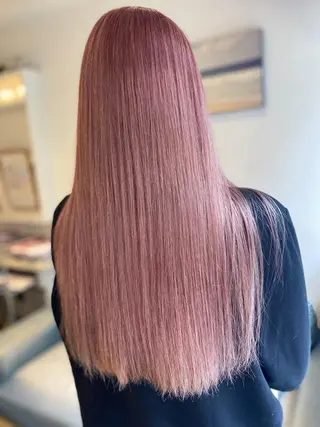 ロング カラー kawabe maikoのヘアスタイル