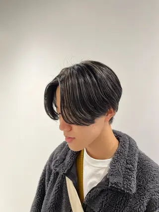 カラー メンズ 森龍馬 メンズ専門美容師のヘアスタイル