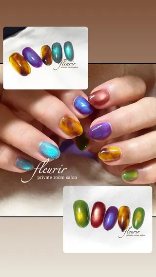 ネイル フルリール 【プライベートサロンのネイルデザイン