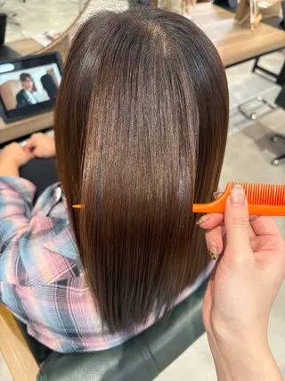 ミディアム 🧸艶ブリーチ/深み カラー🌺Noa🌺のヘアスタイル