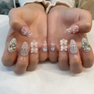 ネイル 💎🐰 saki. m 🐰💎のネイルデザイン