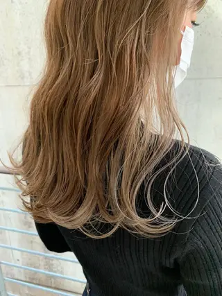セミロング フリーランス 美容師 cayocoのヘアスタイル