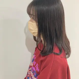ミディアム カラー お洒落パーマ/ 艶カラー/michiのヘアスタイル