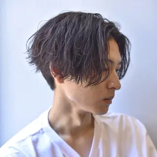 ショート パーマ メンズ 店長⚜️メンズカット パーマ⚜️則次亮哉のヘアスタイル