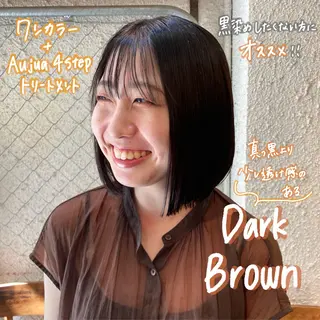 ミディアム カラー 暖色艶color / ボブ🦩Rioのヘアスタイル