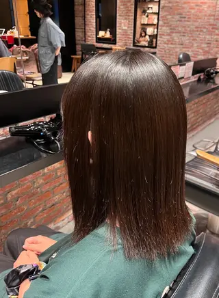 ミディアム 田中 美月のヘアスタイル