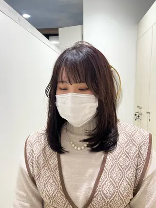 ミディアム Aman  D'or所属・ショート/ボブ/東 千耀のヘアスタイル