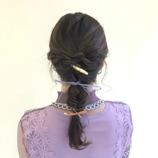 ロング ヘアアレンジ [YUCCA] Junaのヘアスタイル