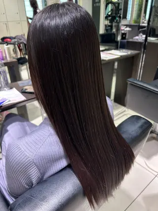 ロング 及川 咲花のヘアスタイル