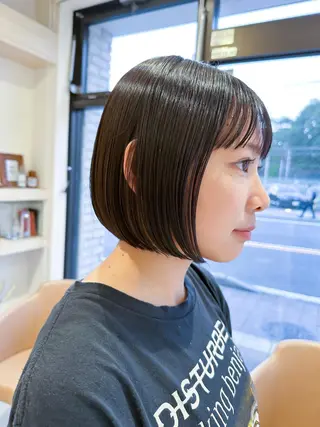 ショート 🐨カラー 縮毛矯正 岡　真海🐨のヘアスタイル