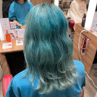 ミディアム カラー 大人可愛い/レイヤー /ブリーチ/溝口誠二のヘアスタイル