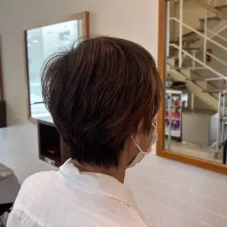 ショート RISAKO🏁 ボブ/ショートのヘアスタイル