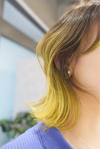 ミディアム カラー 月100人以上 髪質改善施術｜谷口のヘアスタイル