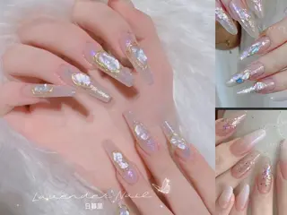 ネイル ラベンダー💖日暮里 ルル💖ネイルのネイルデザイン