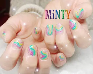 ショート MiNTY NAIL所属・ひより MiNTY 船橋店のネイルデザイン